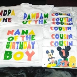 Birthday shirts